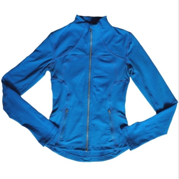 Lululemon Beaming Blue Forme Jacket *Brushed Size 4 - Picture 1 of 10